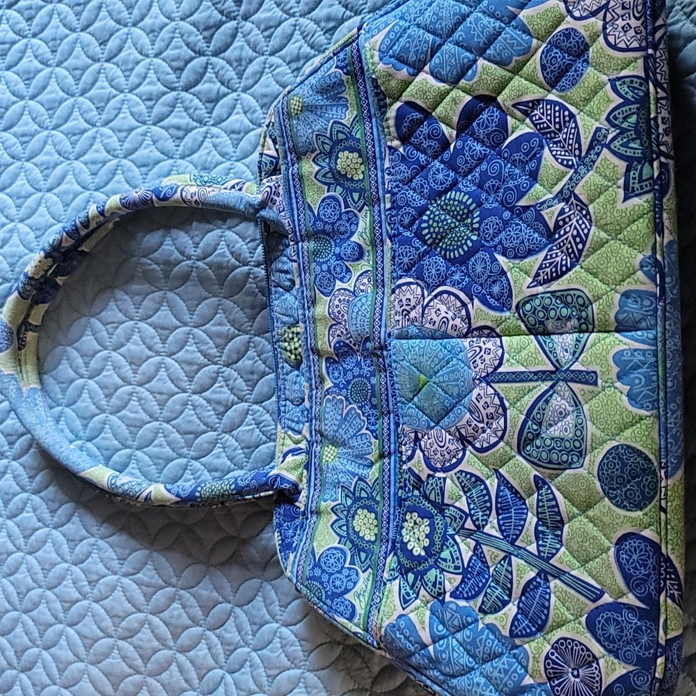 EUC Vera Bradley Bowler Bag Doodle Daisy Pattern